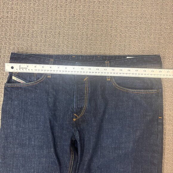 Diesel Jeans Mens 38X34 0807R Waykee Cotton Mid Rise Button Fly Slubby Neppy - Picture 4 of 10